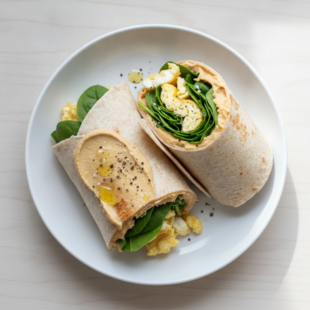 Hommus Egg Wraps