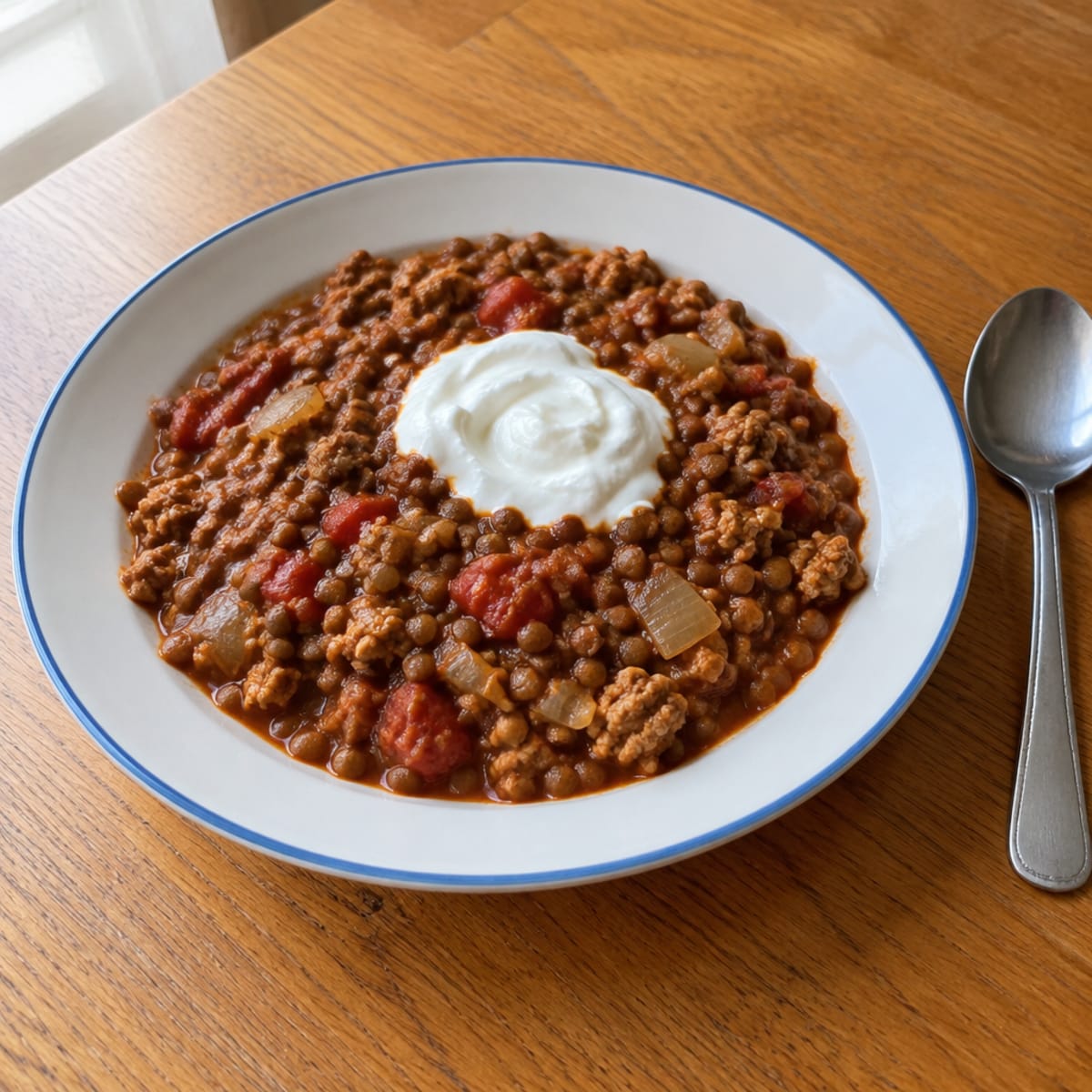 Turkey and lentil chili