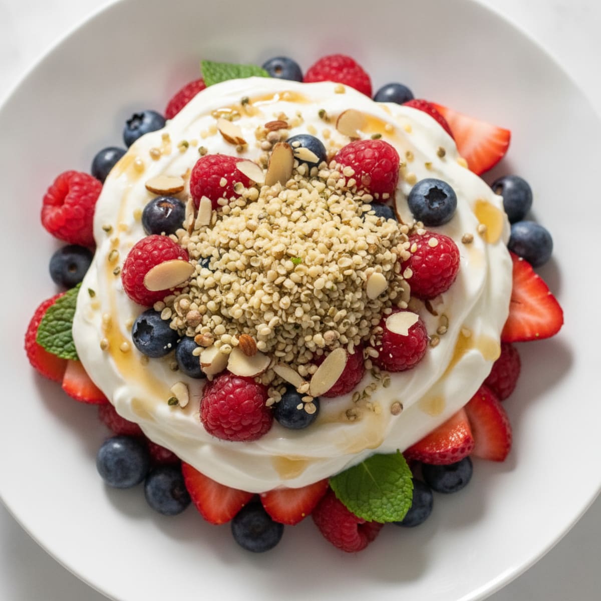 Creamy Greek Yogurt Protein Parfait with Mixed Berries
