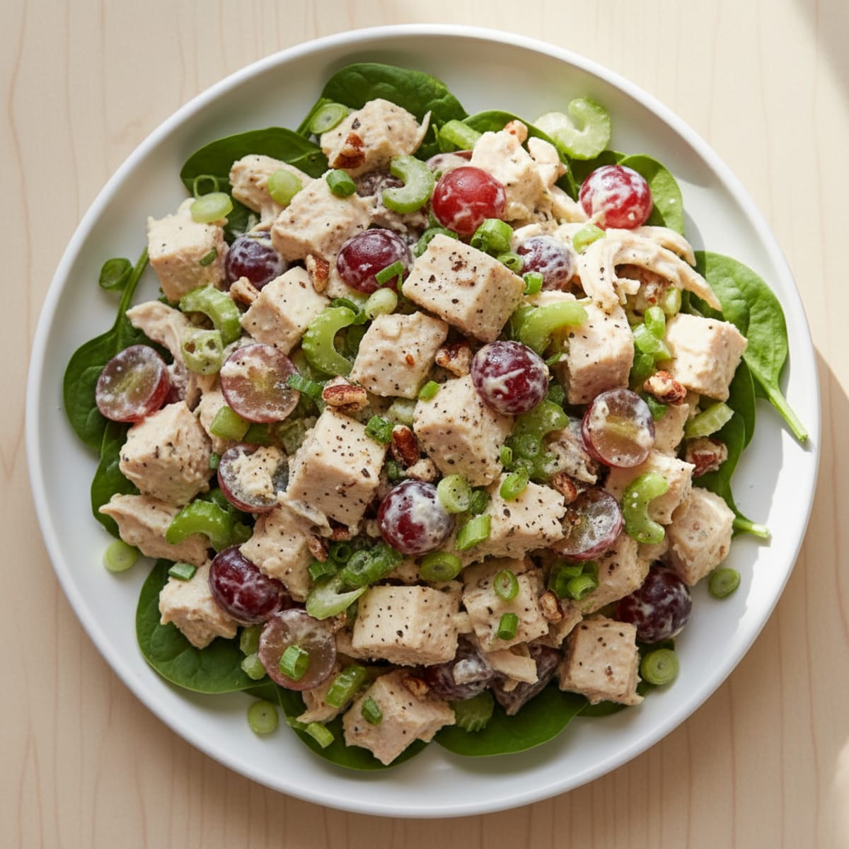 Chicken Salad with Grapes and Celery