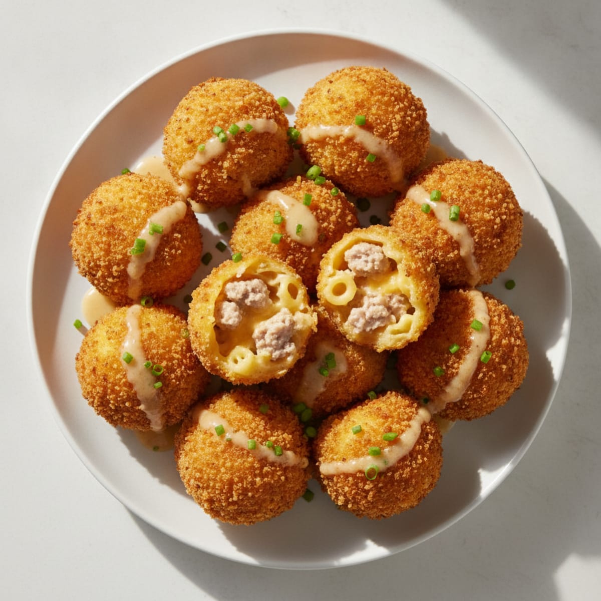 Deep-Fried Mac & Cheese Balls