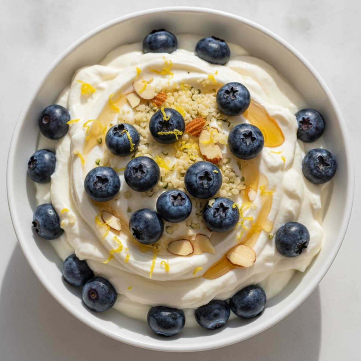 Lemon-Blueberry Protein Yogurt Parfait