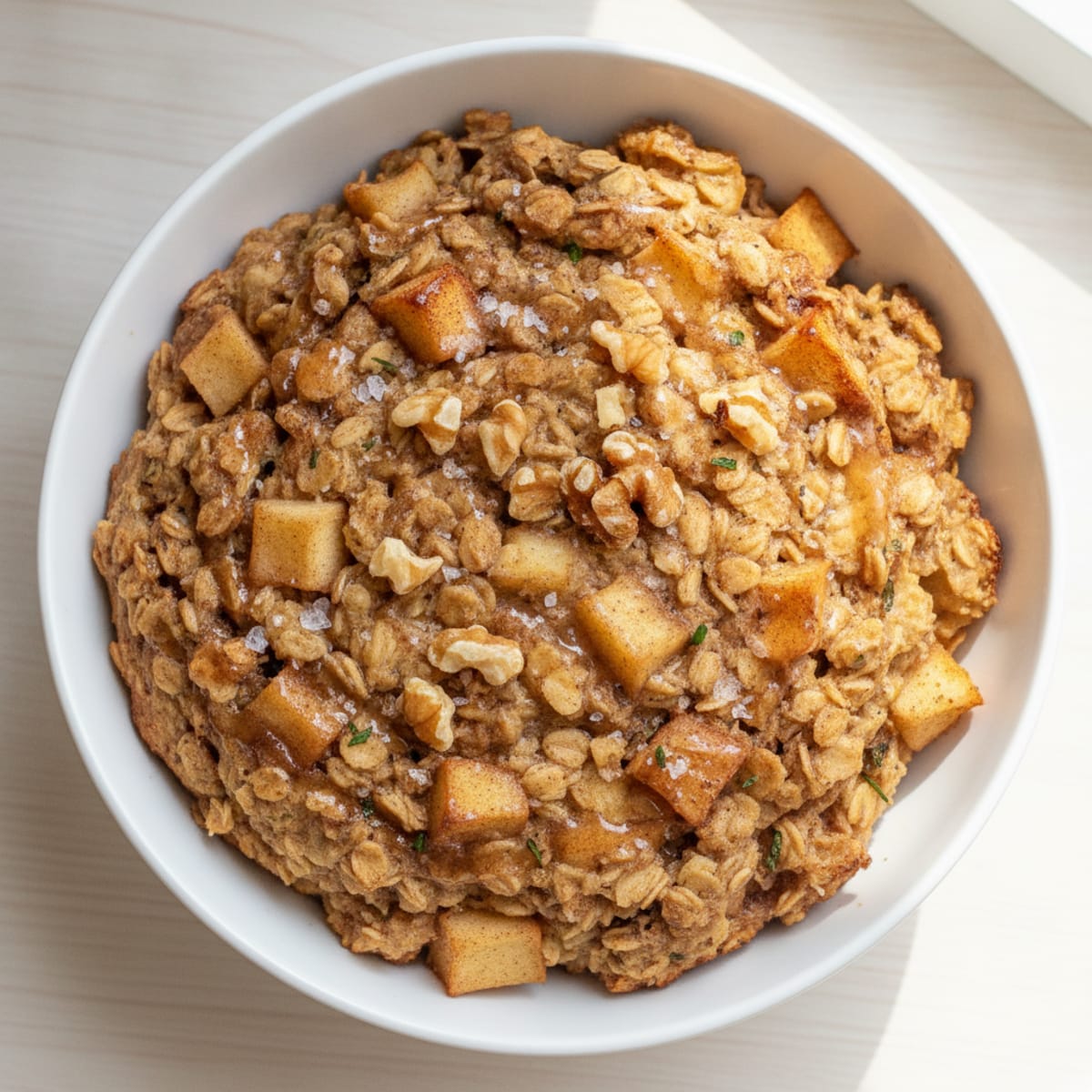 Baked Apple Cinnamon Oatmeal