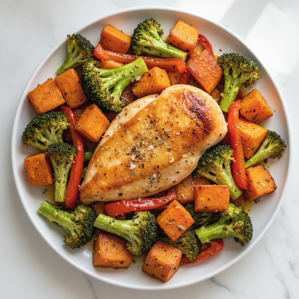 Chicken and Roasted Vegetable Medley