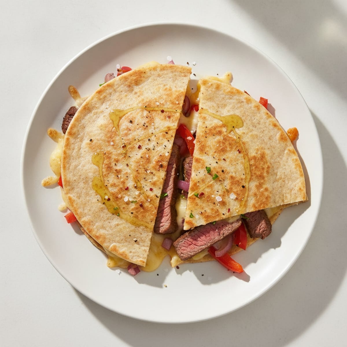 Steak and Cheese Quesadillas