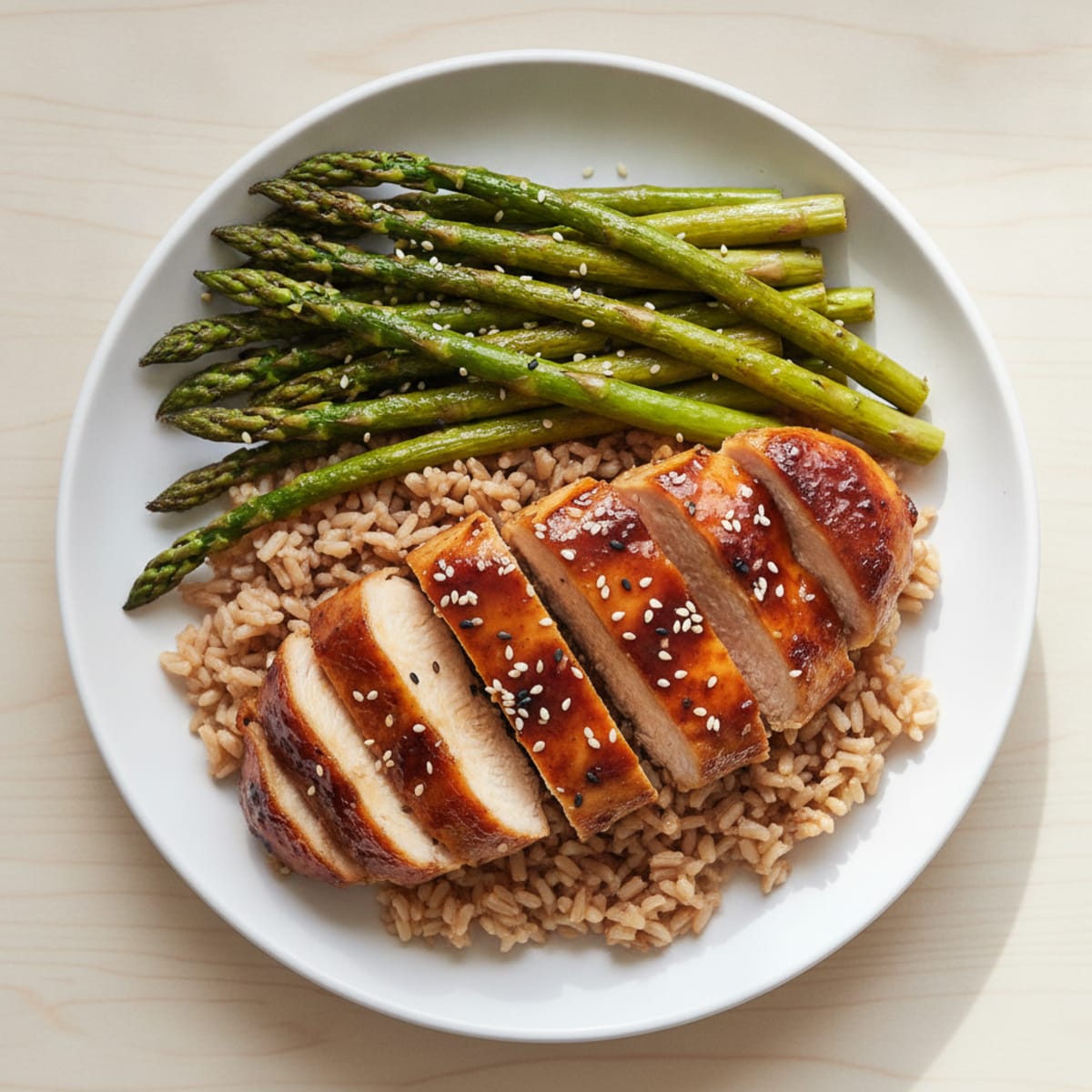 Teriyaki Chicken with Roasted Asparagus