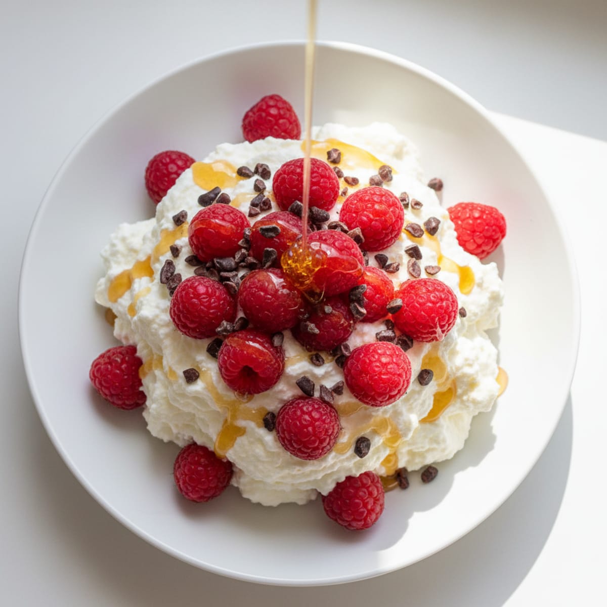 Greek Yogurt Protein Mousse with Berries