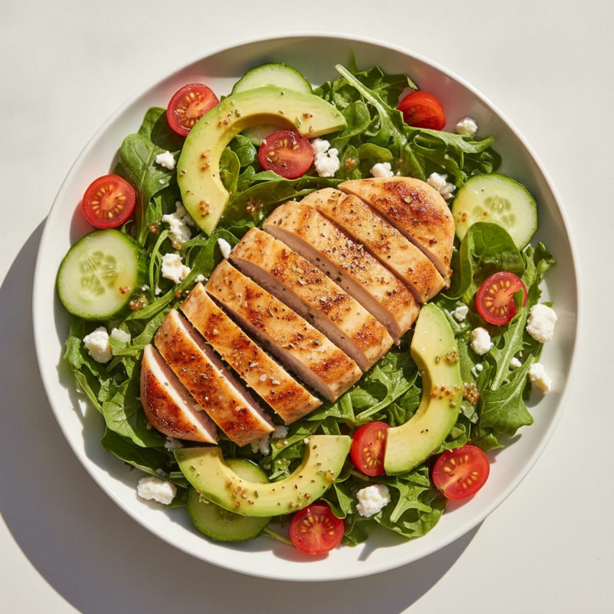 Herb-Grilled Chicken Garden Salad