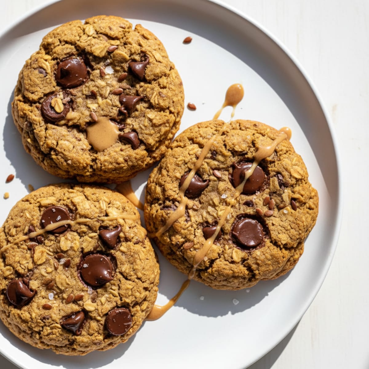 Vegan Chocolate Chip Protein Meal Cookies