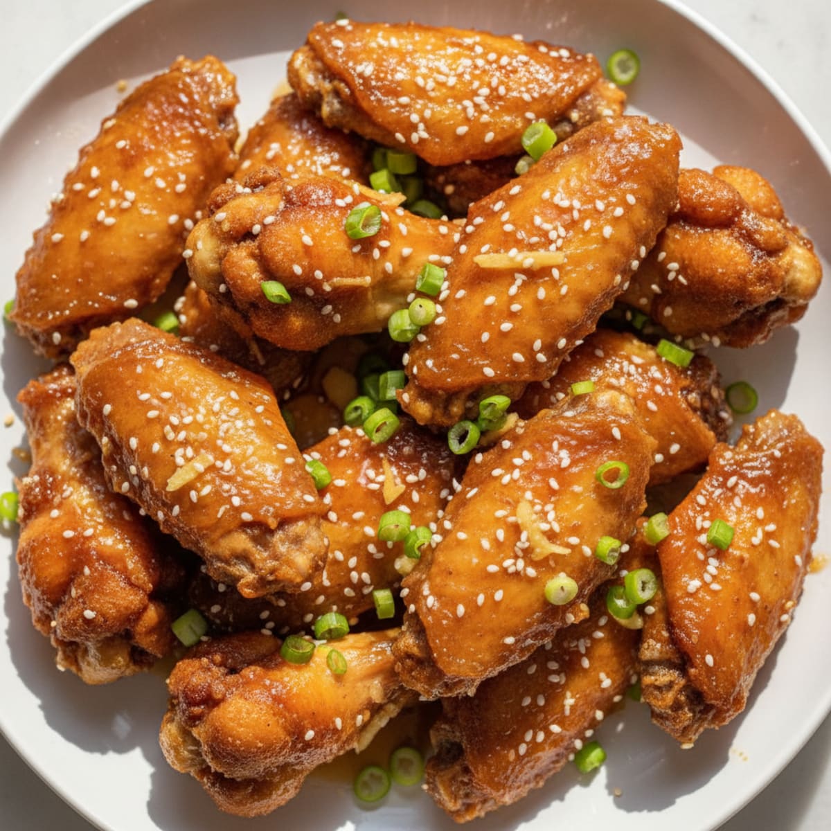 Honey-Garlic Glazed Chicken Wings