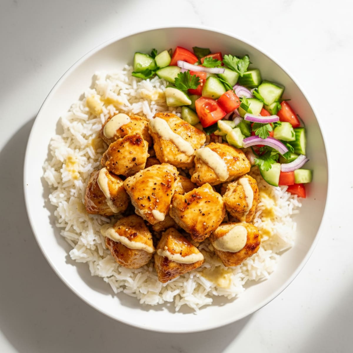 Chicken Shawarma Rice Bowl