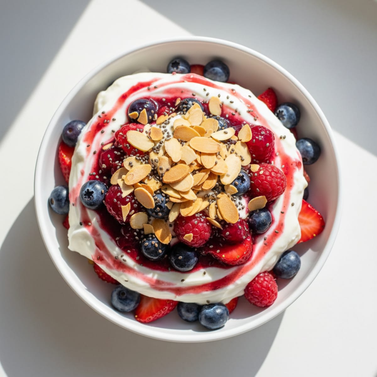 Creamy Greek Yogurt Protein Parfait with Mixed Berries