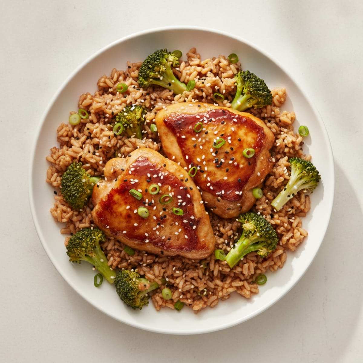 Ginger-Soy Glazed Chicken Thighs