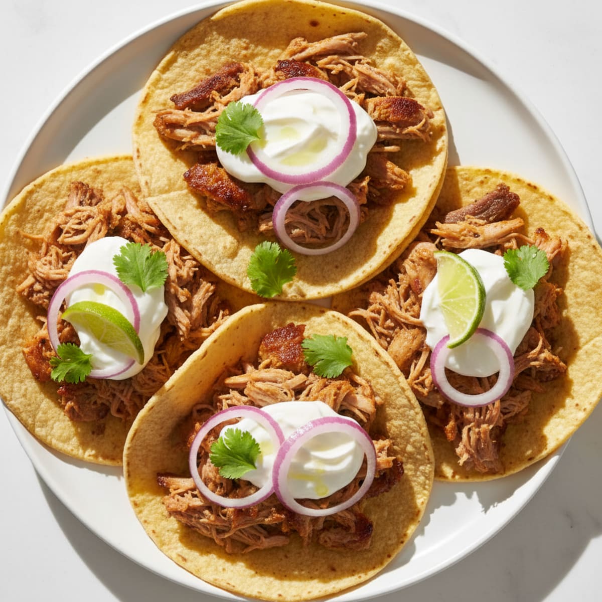 Slow-Cooked Pork Carnitas Tacos