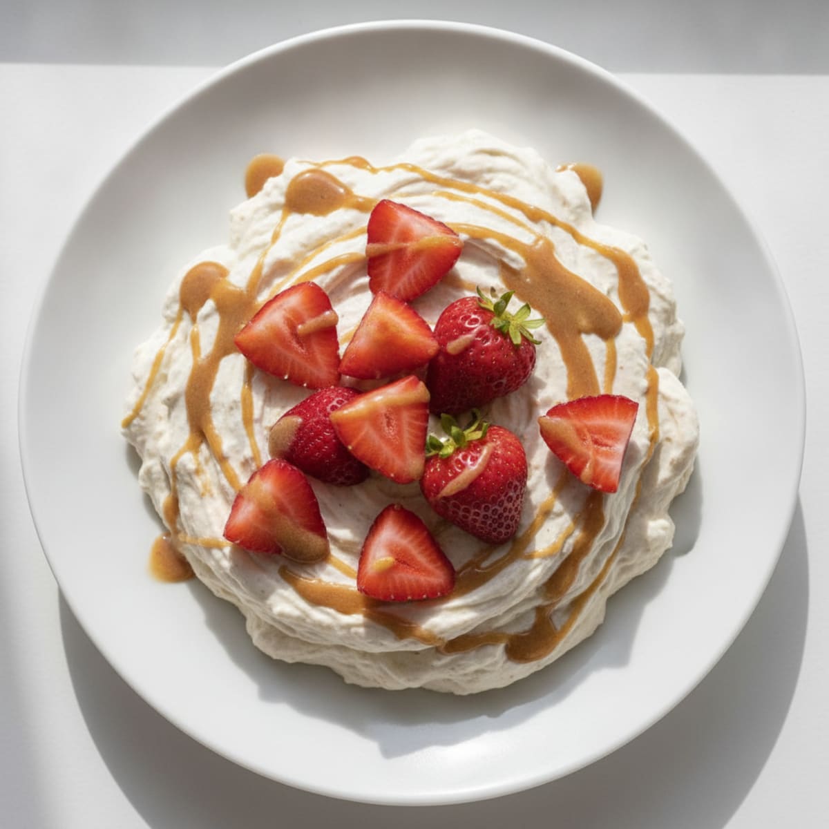 Silky Greek Yogurt Protein Mousse with Fresh Berries