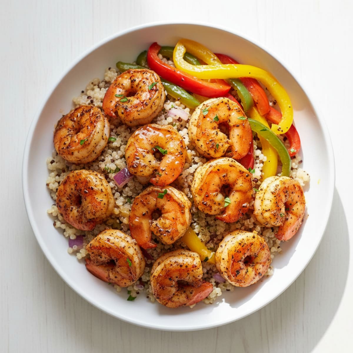 Smoky Pan-Seared Cajun Shrimp