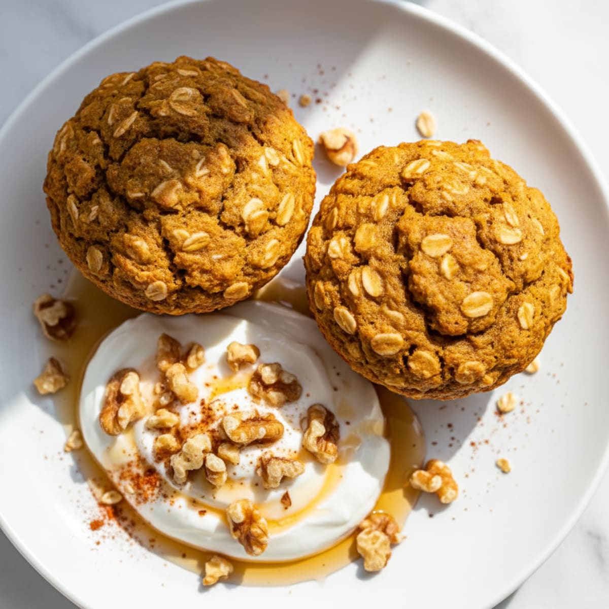 Baked Pumpkin Spice Muffins