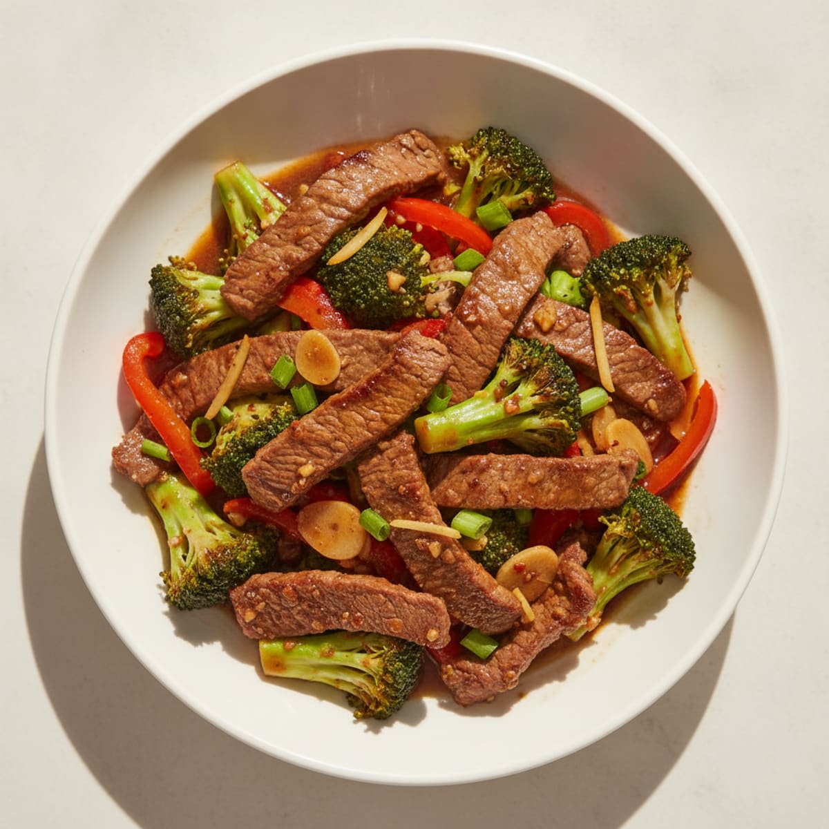 Ginger Beef and Broccoli Stir-Fry