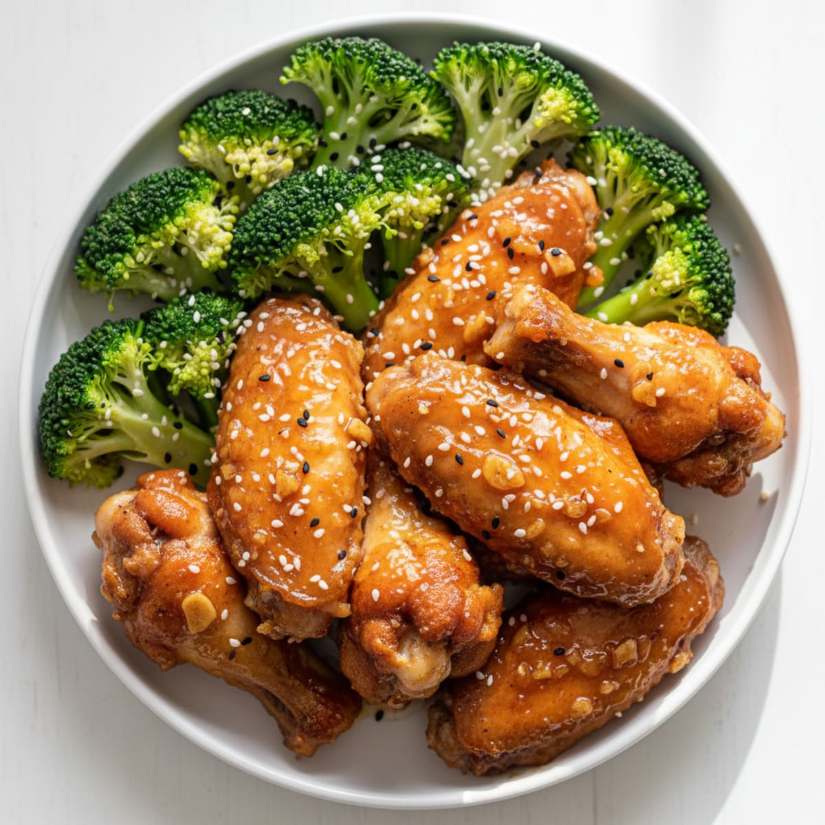 Honey-Garlic Glazed Chicken Wings