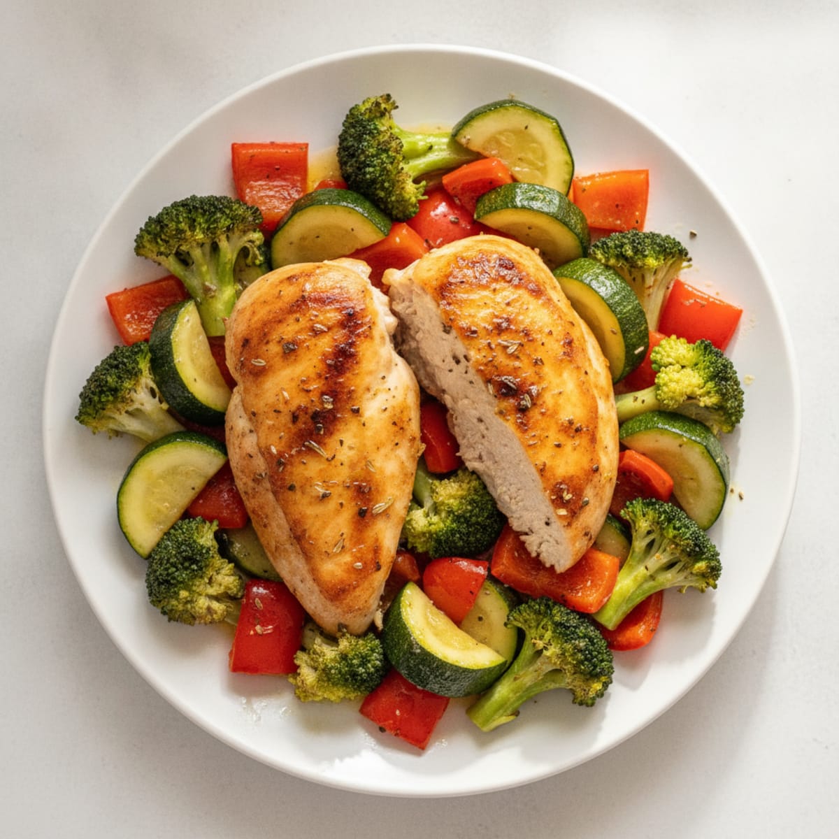 Lemon Herb Roasted Chicken and Vegetables