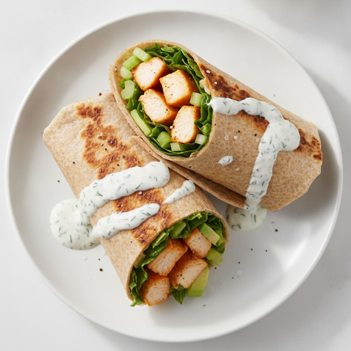 Buffalo Ranch Chicken Wrap