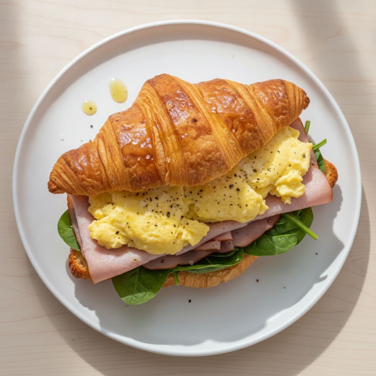 Protein-Packed Croissant Breakfast Sandwich