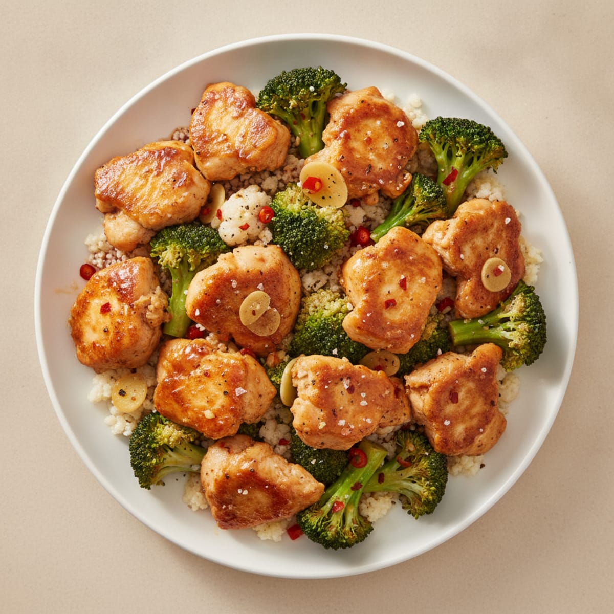General Tso's Chicken with Broccoli