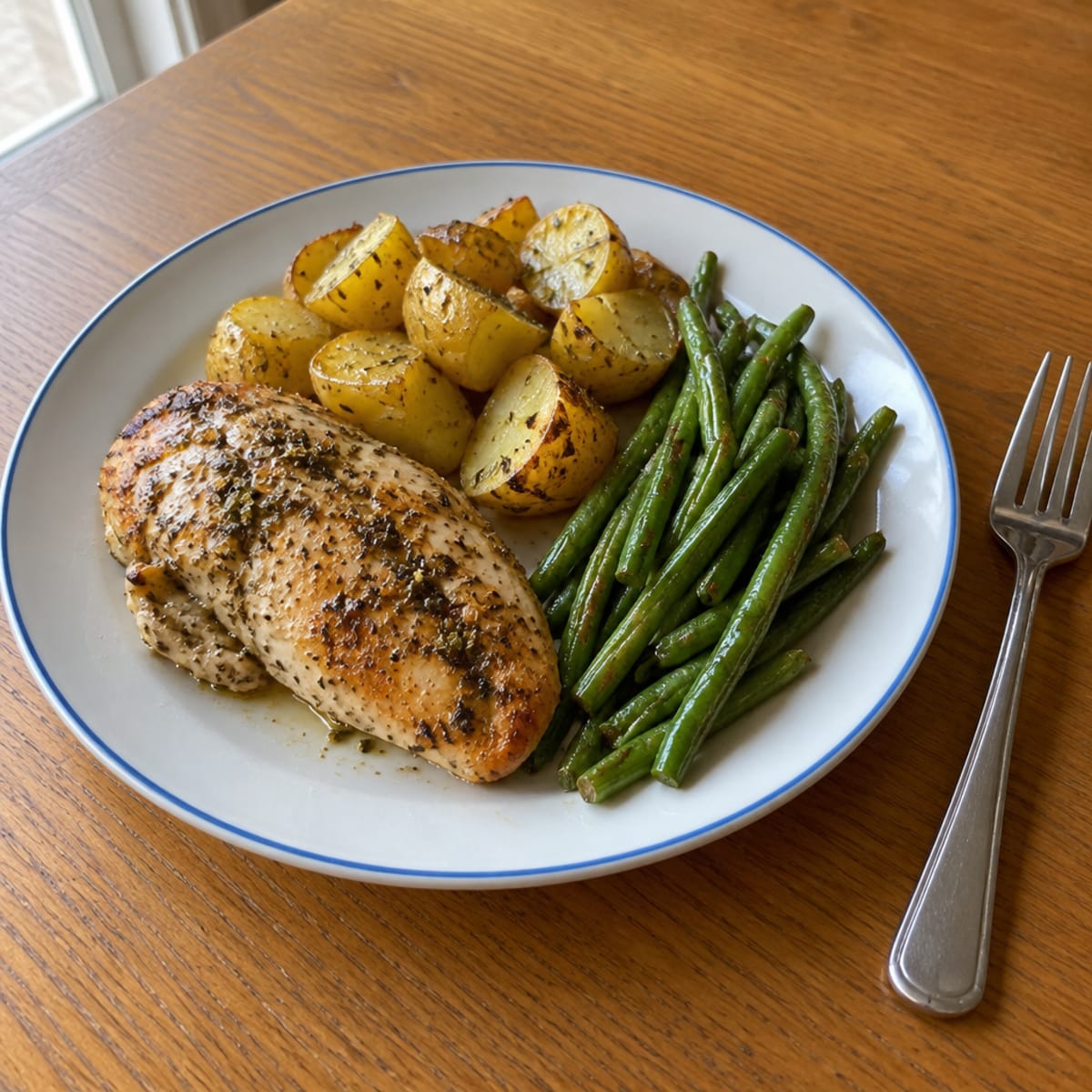 Lemon herb roasted chicken