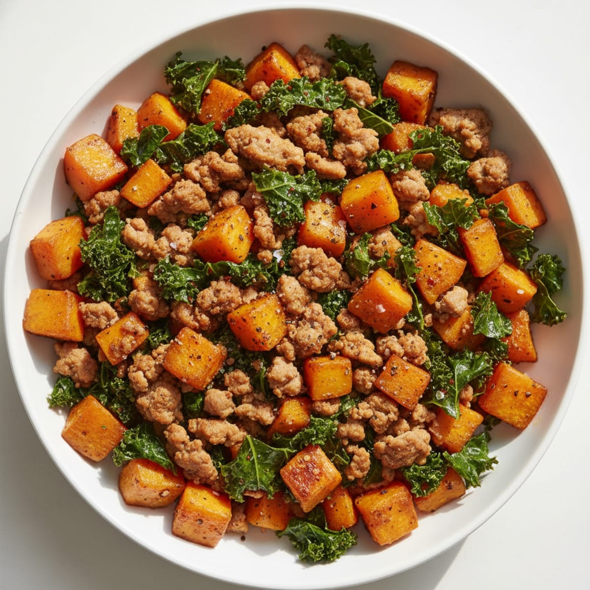 Sweet Potato and Kale Hash