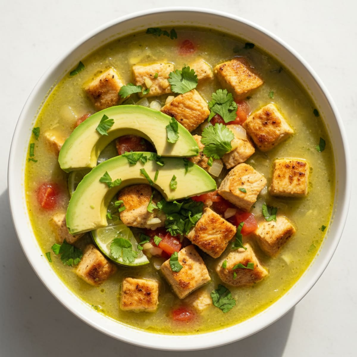 Chicken Avocado Lime Soup