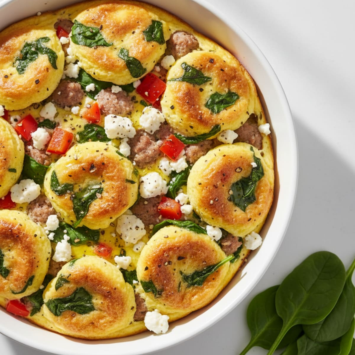 Baked Egg and Cheese Bites