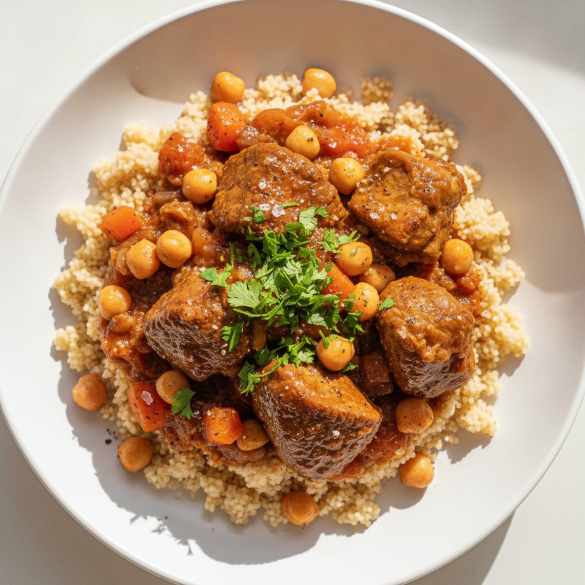 Moroccan Lamb Tagine with Couscous