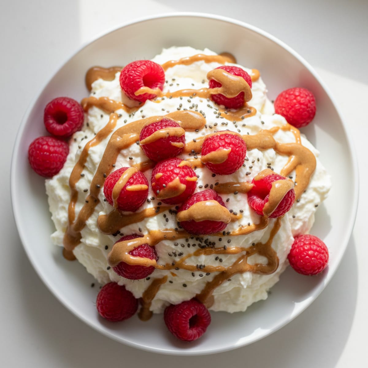 Creamy Greek Yogurt Protein Mousse with Berries