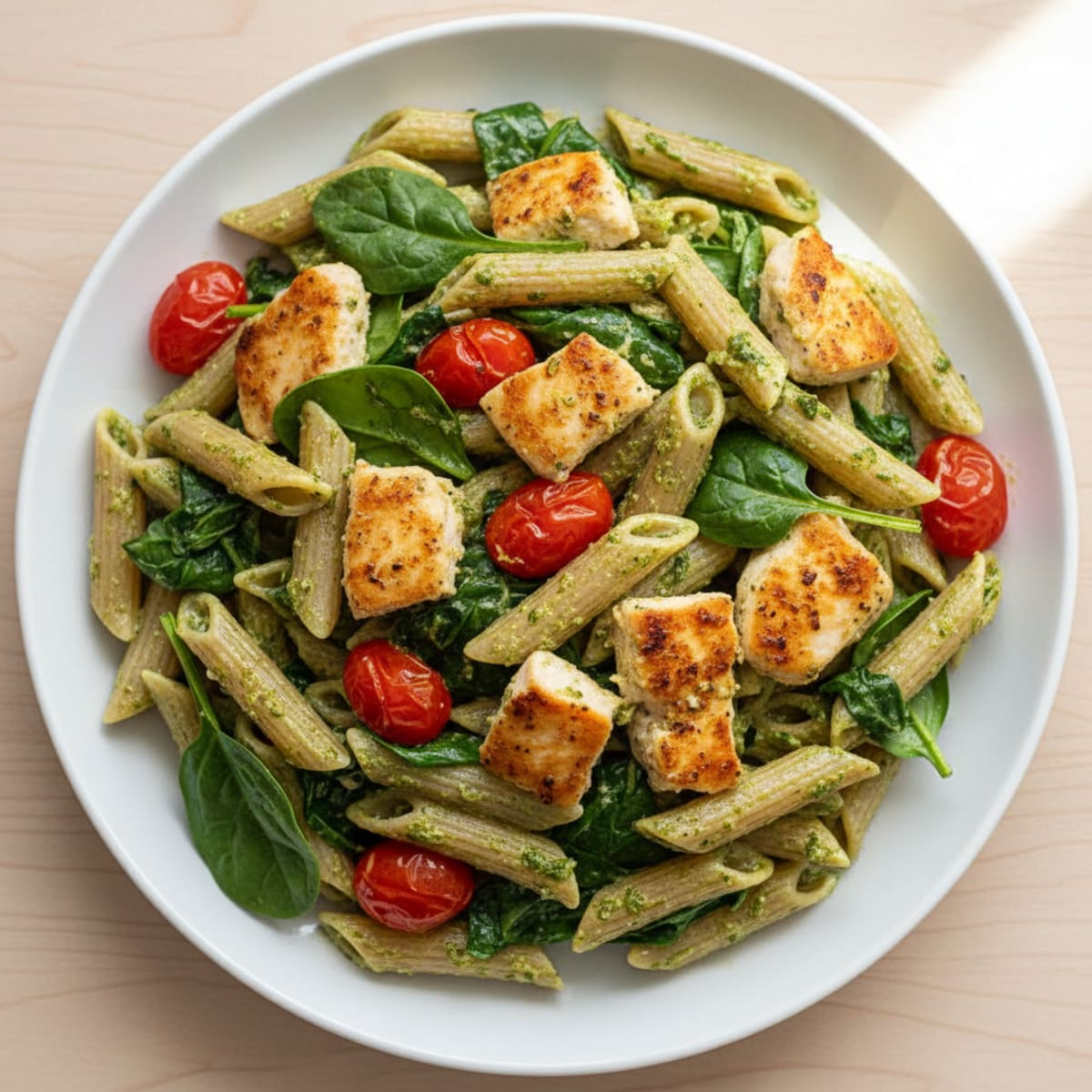 Creamy Pesto Chicken Pasta