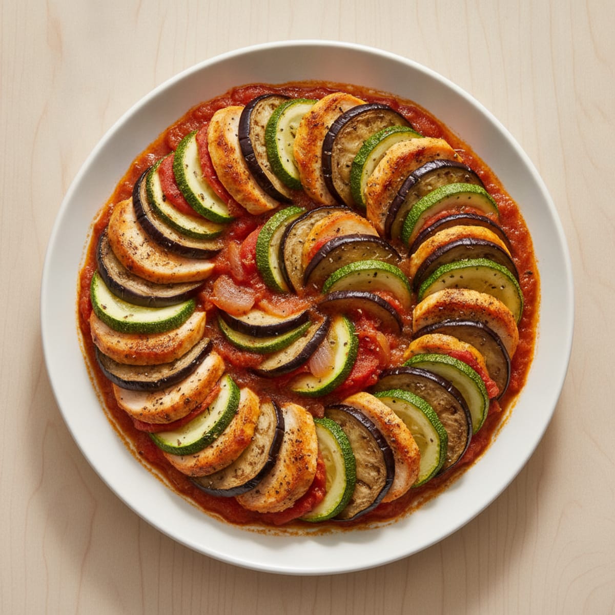 French Vegetable Ratatouille Bake