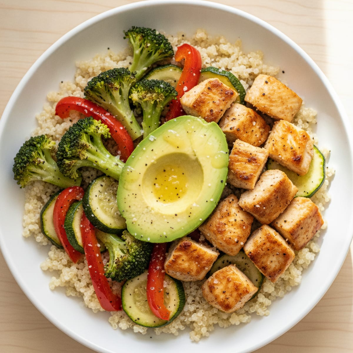 Chicken and Veggie Power Bowl