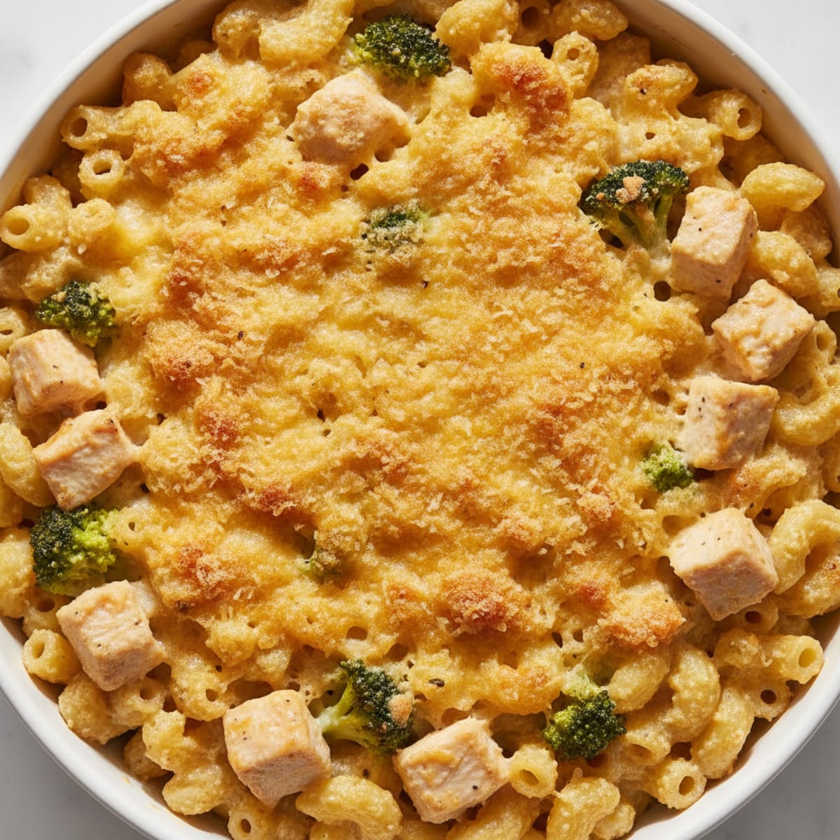 Baked Macaroni with Cheddar Cheese