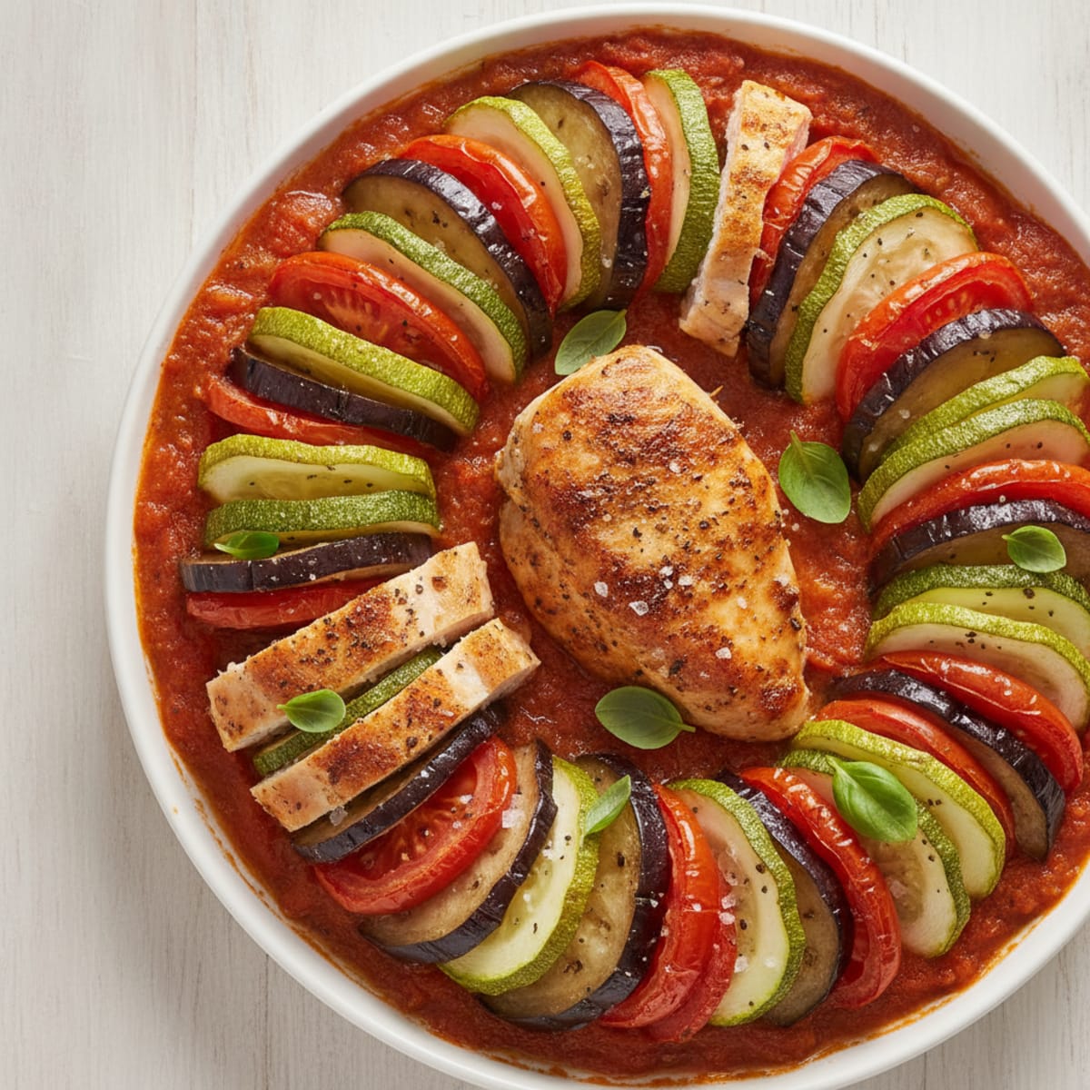 French Vegetable Ratatouille Bake