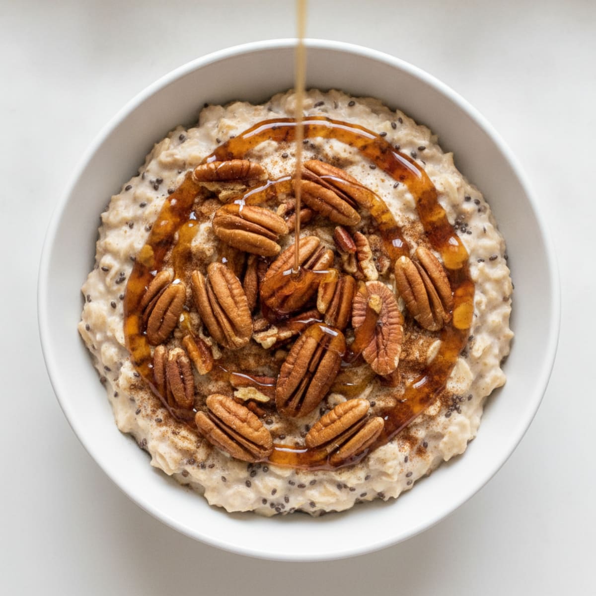 Maple Pecan Overnight Oats