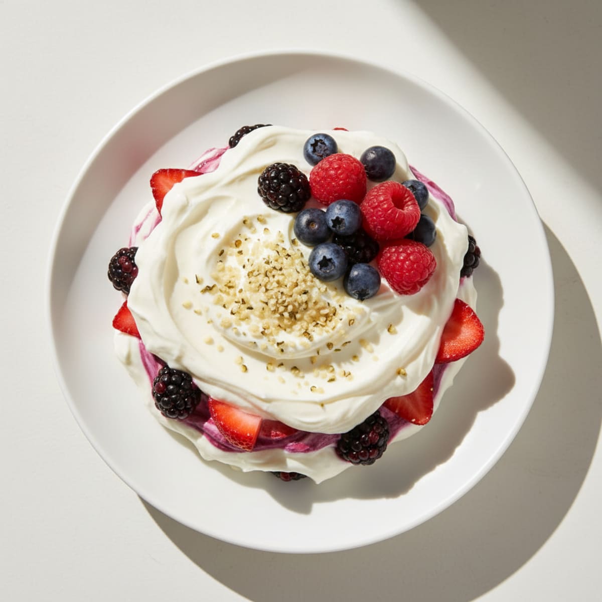 Creamy Greek Yogurt Protein Parfait with Mixed Berries