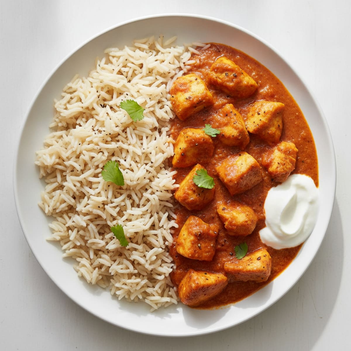 Chicken Tikka Masala with Basmati Rice