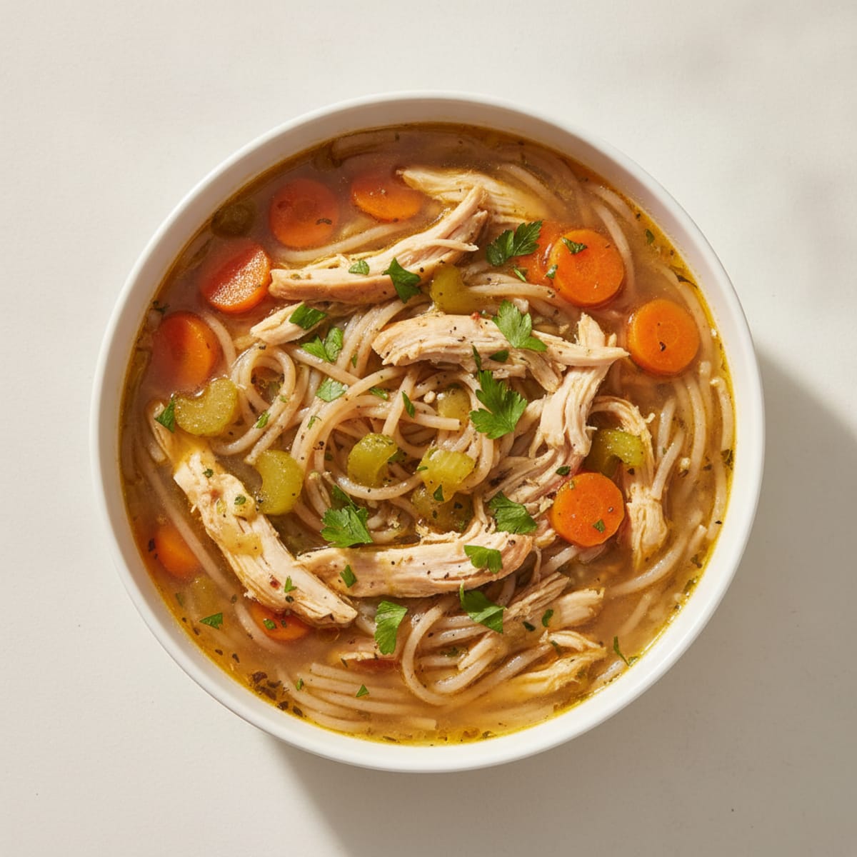 Hearty Rotisserie Chicken Noodle Soup