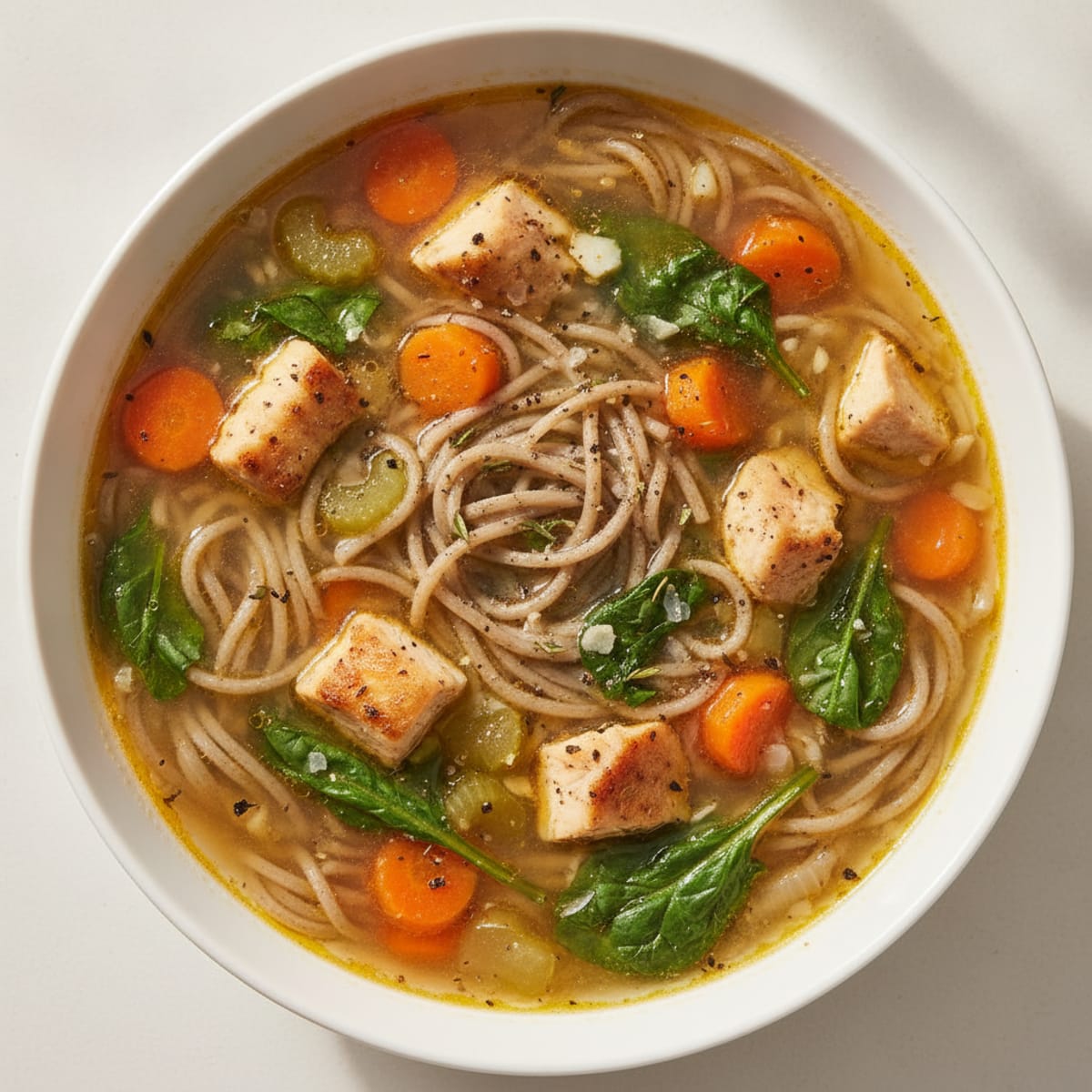 Hearty Vegetable and Noodle Soup