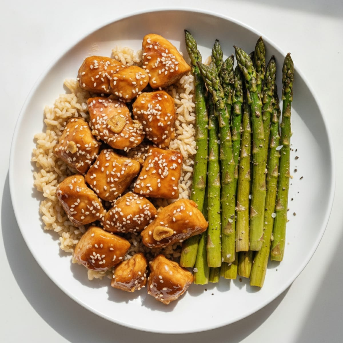 Teriyaki Chicken with Roasted Asparagus