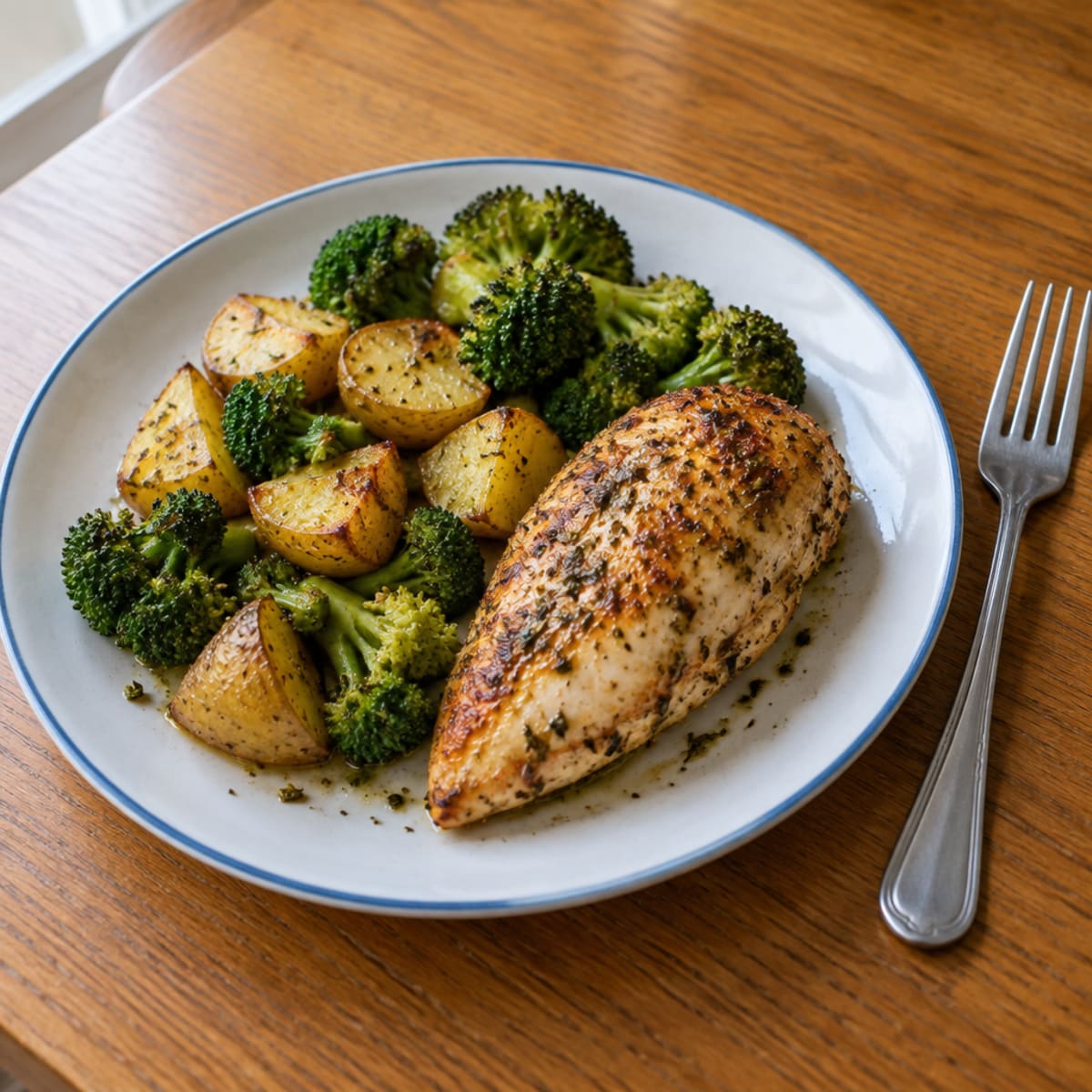 Lemon herb roasted chicken