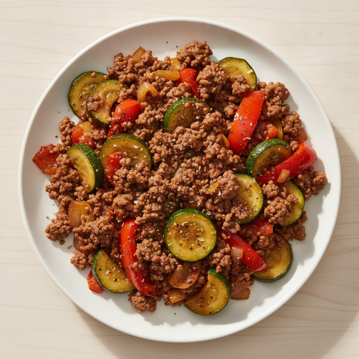 Ground Beef and Vegetable Skillet