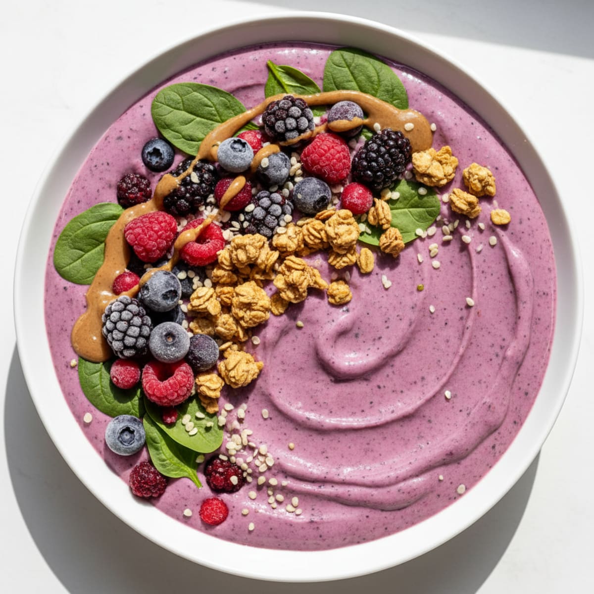 Mixed Berry Breakfast Smoothie