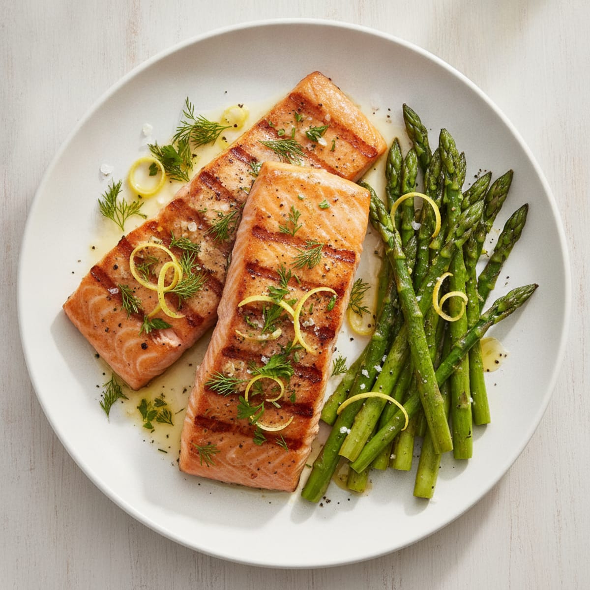 Lemon Herb Grilled Salmon