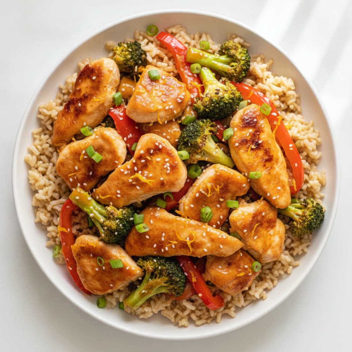 Orange Glazed Chicken Stir-Fry
