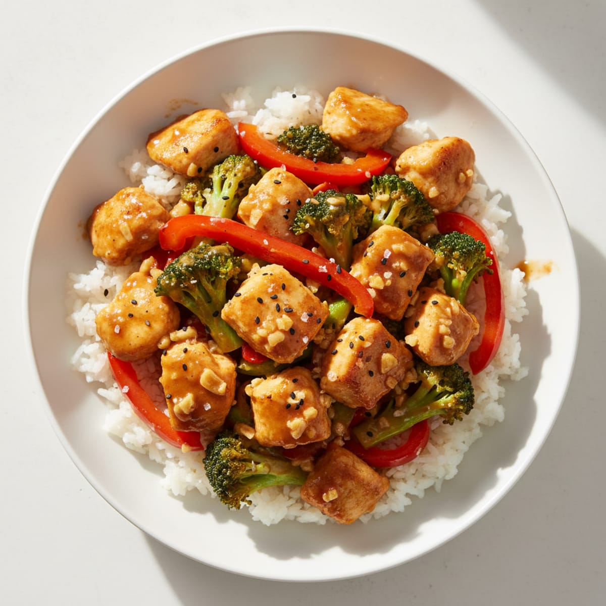 Teriyaki Chicken Stir-Fry Bowl